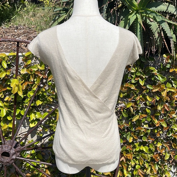 Donna Karan cashmere wrap top - Picture 3 of 8